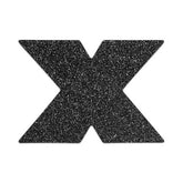 Flash Cross Tepelstickers - Zwart - PlayForFun